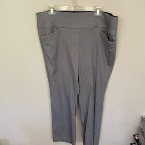 Apt. 9 Gray Trousers Versatile Medium-Weight